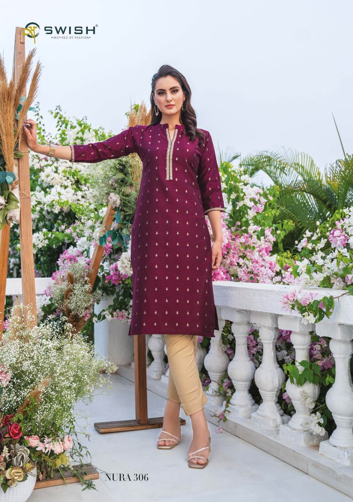 Swish Nura Vol 3 301 To 306 Kurti With Bottom Catalog